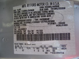 2002 FORD MUSTANG GT SILVER CPE 4.6L MT F18030